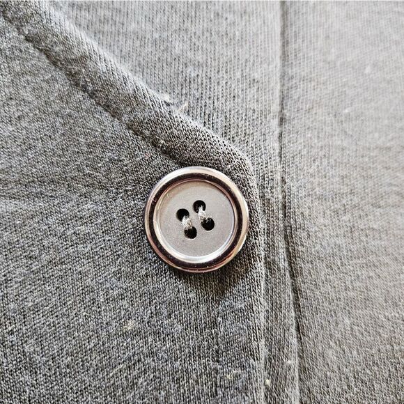 Vintage Donna Karan DKNY ILGWU Wool Sleeveless Minimalist Wrap Vest Dress 12 - Picture 7 of 11